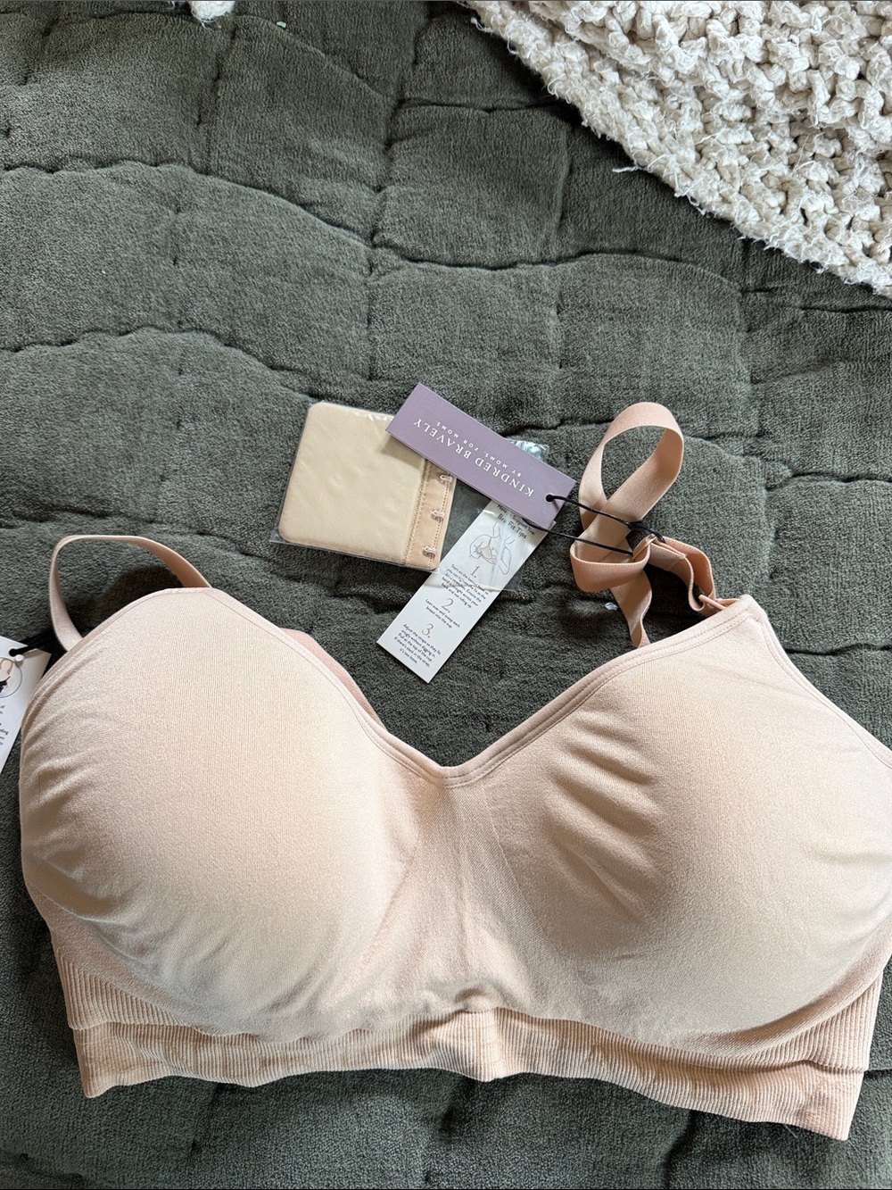 Kindred Bravely Nude Blush Seamless Wireless Bra